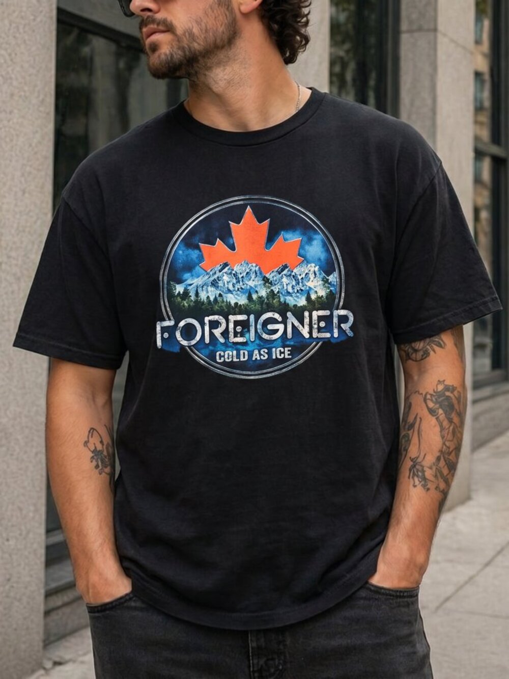 FOREIGNER  BAND TOUR  TEE (2X)